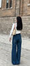紅蜻蜓牛仔褲女2025年秋冬季新款女裝高腰喇叭女士遮肉顯瘦闊腳長(cháng)褲子女 復古藍 常規 長(cháng)褲 推薦身高158以上 M 97-108斤 曬單實(shí)拍圖