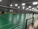 羽毛球館運動(dòng)木地板防滑耐磨水晶砂地膠籃球館單龍骨運動(dòng)木地板 樣品 曬單實(shí)拍圖