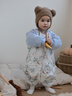 威爾貝魯（WELLBER）恒溫睡袋嬰幼兒1-3歲竹棉睡衣秋冬兒童寶寶防踢被子厚夾棉 夢(mèng)境M 曬單實(shí)拍圖