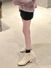 愛(ài)步（ECCO）靴子女 2025新款冬季切爾西靴羊皮中跟厚底方頭女靴 型塑290983 石灰色29098301378 38 曬單實(shí)拍圖