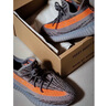 阿迪達斯Yeezy350夏日透氣椰子男女休閑鞋HQ7045 45 曬單實(shí)拍圖