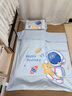婧麒（JOYNCLEON）幼兒園被子三件套純棉a類(lèi)被褥入園床品午睡專(zhuān)用小被子六件套 快樂(lè )小象【100新疆純棉 四季好用】 三件套（被套120*150cm，墊套60*132 曬單實(shí)拍圖