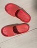 KENROLL科柔男女士浴室居家戶(hù)外防滑拖鞋夜光家居涼拖鞋 熔巖橙 35/36  曬單實(shí)拍圖
