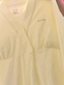 嫚熙（EMXEE）【新品】秋冬哺乳衣外出純棉孕婦自帶胸墊睡衣月子服產(chǎn)后家居服 【可拆卸杯墊】奶昔黃 M 曬單實(shí)拍圖