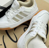 adidas ENTRAP美式校園風(fēng)低幫運(yùn)動(dòng)板鞋少年感復(fù)古籃球鞋阿迪達(dá)斯 白/金色   37 曬單實(shí)拍圖