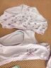 蝶安芬（Deanfun）女士內(nèi)褲女95%棉女式中腰蝴蝶結(jié)可愛甜美少女平角褲4條禮盒裝  L 曬單實拍圖