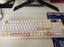 狼蛛（AULA）F108pro客制化機械鍵盤(pán) 無(wú)線(xiàn)藍牙三模連接 多功能顯示屏 Gasket結構 RGB燈效 108鍵盤(pán)電腦游戲辦公 F108Pro摩卡慕斯【焦糖拿鐵軸】8000mAH 曬單實(shí)拍圖