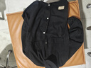 頂峰保羅（Dingfengbaoluo）夾克男士秋冬季休閑百搭翻領(lǐng)寬松潮流工裝復古外套2303黑色XL 曬單實(shí)拍圖