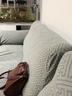 雕花絨沙發(fā)套全包罩三座一貴妃無(wú)需測量沙發(fā)蓋巾彈力沙發(fā)墊保護套 菲亞-淺灰 單人長(cháng)度:90-140cm[彎曲測量] 曬單實(shí)拍圖