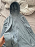 浪莎（LangSha）防曬衣男女士冰絲款春夏季防紫外線(xiàn)超薄透氣戶(hù)外衣2XL(155-175斤) 曬單實(shí)拍圖