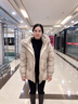 皮爾卡丹（pierre cardin）兔毛皮草外套女短款小個(gè)子派克服可拆卸內膽真毛皮草外套加厚 黑色 L 125-135斤 曬單實(shí)拍圖