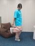 人本官方旗艦店小白鞋女2025秋冬季新款德訓鞋小眾網(wǎng)面厚底休閑運動(dòng)鞋 灰蘭 37 曬單實(shí)拍圖