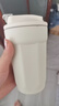 316不銹鋼咖啡杯女高顏值保溫杯雙飲吸管水杯 白色 500ml 曬單實(shí)拍圖