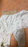 優(yōu)奇新生嬰兒分體套裝純棉寶寶秋衣秋褲初生兒兩件套滿月服嬰兒睡衣 曬單實(shí)拍圖