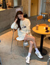 斐樂(lè )（FILA）女鞋德訓鞋2025秋季新款鞋子飛泉鞋薄底鞋運動(dòng)休閑鞋 椰漿白/淺金屬銀-CM 36.5 曬單實(shí)拍圖
