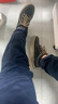 真維斯（Jeanswest）鞋子男鞋春夏季2025時(shí)尚休閑鞋男士復古工裝鞋厚底板鞋男 黑色 41 曬單實(shí)拍圖