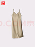 優(yōu)衣庫女裝緞紋吊帶連衣裙緞面裙子內(nèi)搭顯瘦480631 34 駝色 2XL /165/100B 曬單實(shí)拍圖