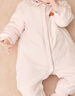 巴拉巴拉嬰兒衣服男童連體衣寶寶冬裝女童哈衣爬服全棉厚新款 夢(mèng)幻粉60344 90cm 曬單實(shí)拍圖