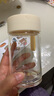 富光清然玻璃杯 高硼硅玻璃水杯子 女生便攜牛奶咖啡刻度茶杯330ml 曬單實拍圖
