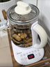 美的（Midea）家用養生壺 1.5L全自動(dòng)玻璃燒水壺 多段保溫電熱水壺 一體恒溫煮茶壺 輕音柔聲燉煮智能預約 升級新品【玻璃壺蓋】YS15P202 1.5L 曬單實(shí)拍圖