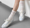 斐樂（FILA）【韓素希同款】官方女鞋摩登板鞋2025夏新款布丁鞋薄底鞋休閑鞋 雪白/幻象藍(lán)-SI 37.5 曬單實拍圖