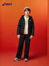 asics亞瑟士童裝25年冬季兒童柔軟舒適三防輕量保暖羽絨服【高充絨量】 黑色 清潔度1000-鴨絨 175 充絨量117.3g 曬單實(shí)拍圖