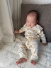 拉比嬰兒全開連體衣2件裝純棉長(zhǎng)袖2025四季新款男女寶寶哈衣爬服 小烘焙家全開連體衣 2件裝 80cm 曬單實(shí)拍圖