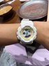 卡西歐（CASIO）手表女BABY-G時(shí)尚防水防震學(xué)生運動(dòng)雙顯石英電子日韓表送女友禮物 BA-110XTM-7A夢(mèng)幻少女 綺彩白精靈 曬單實(shí)拍圖