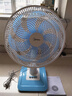 美的（Midea）臺(tái)式電風(fēng)扇七葉柔風(fēng)輕音臥室宿舍廣角遠(yuǎn)距交流定頻臺(tái)扇辦公室桌面節(jié)能省電搖頭小型電扇 FGAU40D 曬單實(shí)拍圖