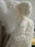 黛米安妮莎可愛(ài)小綿羊毛絨帽冬季新款防寒保暖帽子女圍巾一體加厚護耳雷鋒帽 白色帽子圍巾一體（耳朵會(huì )動(dòng)） 曬單實(shí)拍圖
