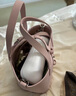 CHARLES&KEITH25秋新品簡(jiǎn)約通勤手提水桶包菜籃子包生日禮物CK2-10151518 Cotton Candy Pink棉花糖粉 S 曬單實(shí)拍圖
