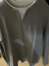 森馬（Semir）長(cháng)袖T恤男拼色假兩件t恤華夫格肌理上衣25秋寬松百搭109725101106 曬單實(shí)拍圖