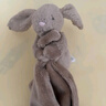 Jellycat新生系列害羞米色邦尼兔安撫巾親膚嬰兒玩具陪伴玩偶生日新婚禮物 褐色 One Size 曬單實(shí)拍圖