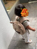 zoy zoii兒童牽引包幼兒園背包小班2到5歲寶寶小書(shū)包防走失出行輕便可愛(ài) 曬單實(shí)拍圖