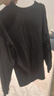 POUM純棉美式潮流衛衣男士春秋款休閑情侶長(cháng)袖打底衫Y40黑色L 曬單實(shí)拍圖