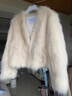 勤馳狐貍毛皮草外套冬季新款小個(gè)子氣質(zhì)2025冬女年輕款高級質(zhì)感毛毛大 淺杏色 S 曬單實(shí)拍圖