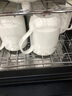 陶相惠 茶杯陶瓷杯辦公杯會議杯帶蓋10只套裝開會杯子商務會議水杯350ml 曬單實拍圖