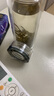 格亞（GEYA）景行雙層玻璃杯男士 高檔商務玻璃茶杯玻璃水杯泡茶杯子禮盒 曬單實拍圖