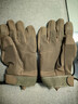 吉普（JEEP）手套男冬季戶(hù)外登山騎行騎車(chē)防滑摩托車(chē)加絨保暖防寒戰術(shù)手套男冬 卡其【升級加絨-騎行保暖】 曬單實(shí)拍圖