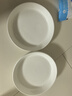 松發(fā)瓷器骨瓷碗碟家用輕奢高級(jí)感浮雕餐具喬遷碗盤(pán)組合 8.3英寸盤(pán)2個(gè)裝 曬單實(shí)拍圖