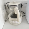 摩飛電器（Morphyrichards）全玻璃養(yǎng)生壺家用燒水壺多段控溫電熱水壺極速風(fēng)冷恒溫壺沖奶泡奶機(jī)MR5602 1.2L 椰奶白 曬單實(shí)拍圖