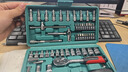 綠林（GREENER）57件套筒扳手工具套裝棘輪扳手套筒全套家用修車(chē)工具箱小飛內六角 曬單實(shí)拍圖