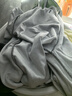 圖圖小象女童運動(dòng)套裝秋裝親子休閑假兩件套裝 深灰色  140 身高約140cm 曬單實(shí)拍圖