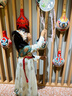 夢(mèng)動(dòng)古風(fēng)發(fā)夾絹紗花朵對夾粉色薄紗夾子氣質(zhì)古裝邊夾發(fā)飾燙花漢服頭飾 花霧*一對【單個(gè)尺寸10*26cm】 曬單實(shí)拍圖