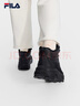 FILA 斐樂(lè )官方男鞋復古運動(dòng)鞋2025冬季新款中幫加絨休閑鞋 黑-BK 42.5 曬單實(shí)拍圖