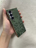 芬華克適用三星zfold7手機殼z fold6/5折疊屏w24心系天下W23全包防摔外殼炫彩貝殼紋皮質(zhì)中軸后殼保護套  綠色單后殼 zfold4 曬單實(shí)拍圖