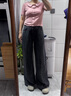 UR2025春季新款女裝簡(jiǎn)約復古休閑百搭牛仔長(cháng)褲UWM850077 曬單實(shí)拍圖