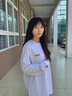 CS.LION小火苗刺繡衛(wèi)衣女秋季美式高街情侶裝長(zhǎng)袖t恤寬松內(nèi)搭打底衫上衣 白色 L 100-115斤 曬單實(shí)拍圖