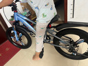 鳳凰山地自行車(chē)男女變速山地車(chē)碟剎青少年兒童自行車(chē)學(xué)生單車(chē) 星際 粉紫【單速+三刀輪】 22寸【適合130-170cm】 曬單實(shí)拍圖