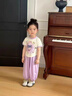 迪士尼寶寶女童夏季運動(dòng)套裝2025新款超好看兒童哪吒服裝寶寶夏裝短袖兩件套 粉色 90 建議80-90cm1歲-1歲半 曬單實(shí)拍圖